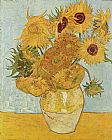 vase with twelve sunflowers 1888